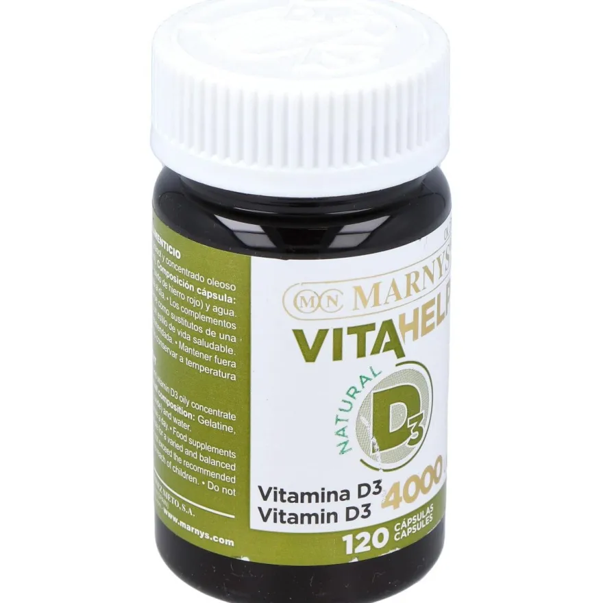 Vitahelp Vitamina D 4000 Ui en Cápsulas - Marnys