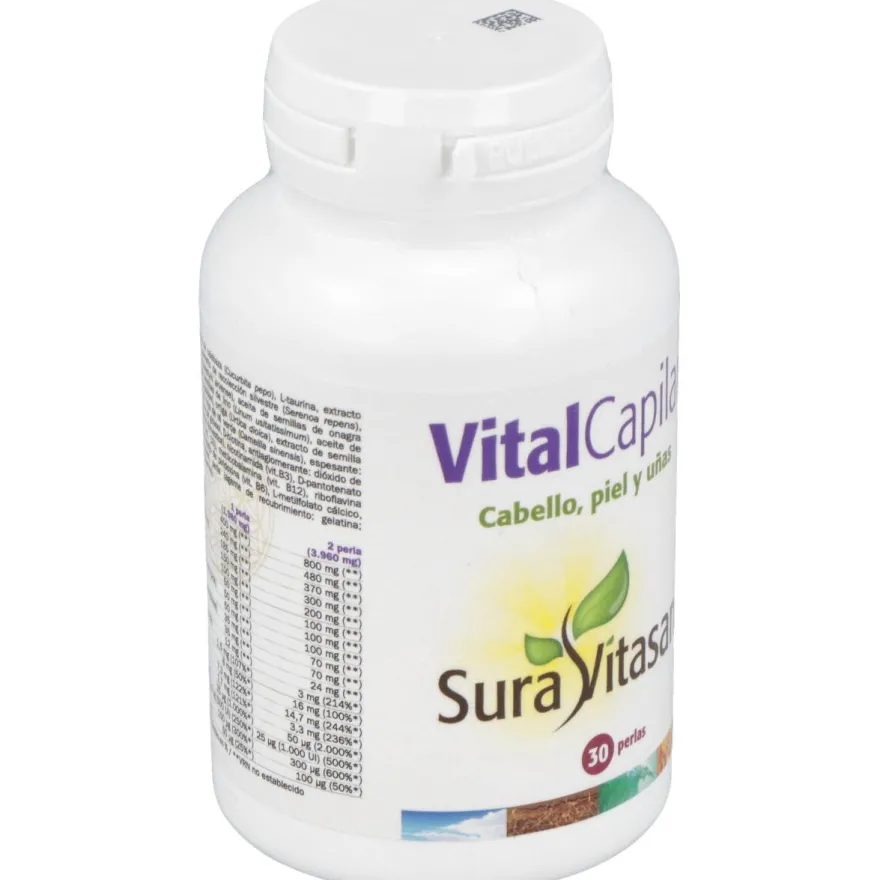 Vital Capilar Cabello,Piel Y Uñas 30Perlas