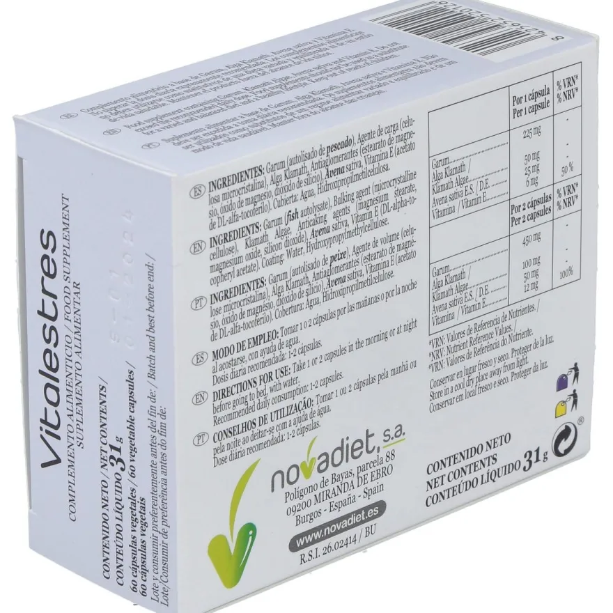 Vitalestres 60 Vcap - Novadiet