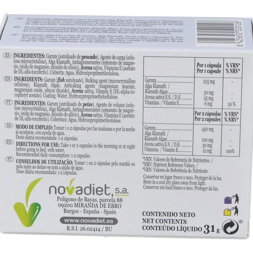 Vitalestres 60 Vcap - Novadiet