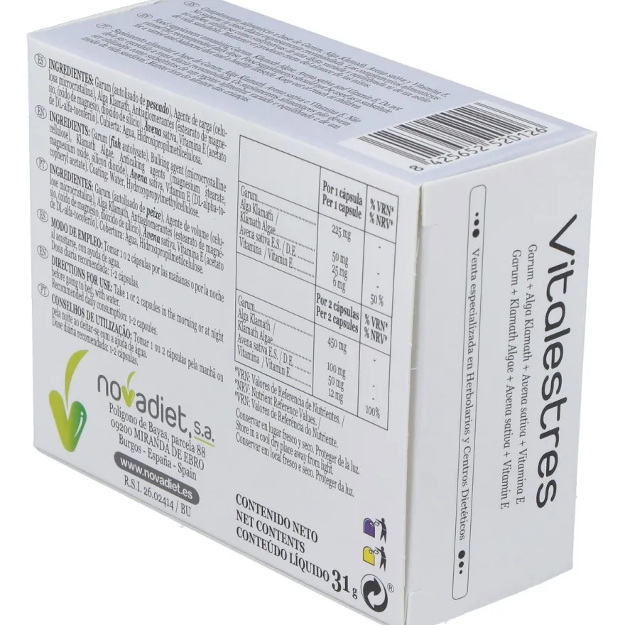 Vitalestres 60 Vcap - Novadiet