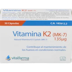 Vitalfarma Vitamina K2 135 Mcg 30 Capsulas