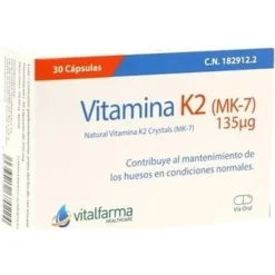 Vitalfarma Vitamina K2 135 Mcg 30 Capsulas