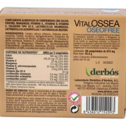 Vitalossea Oseofree 60comp - Derbos