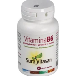 Vitamina B6 60caps - Sura Vitasan