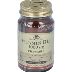 Vitamina B12 Cianocobalamina 1000mcg. 100comp.mast - Solgar