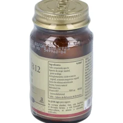 Vitamina B12 Cianocobalamina 1000mcg. 100comp.mast - Solgar