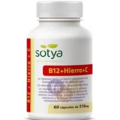 Vitamina B12 Hierro Vitamina C 60caps - Sotya