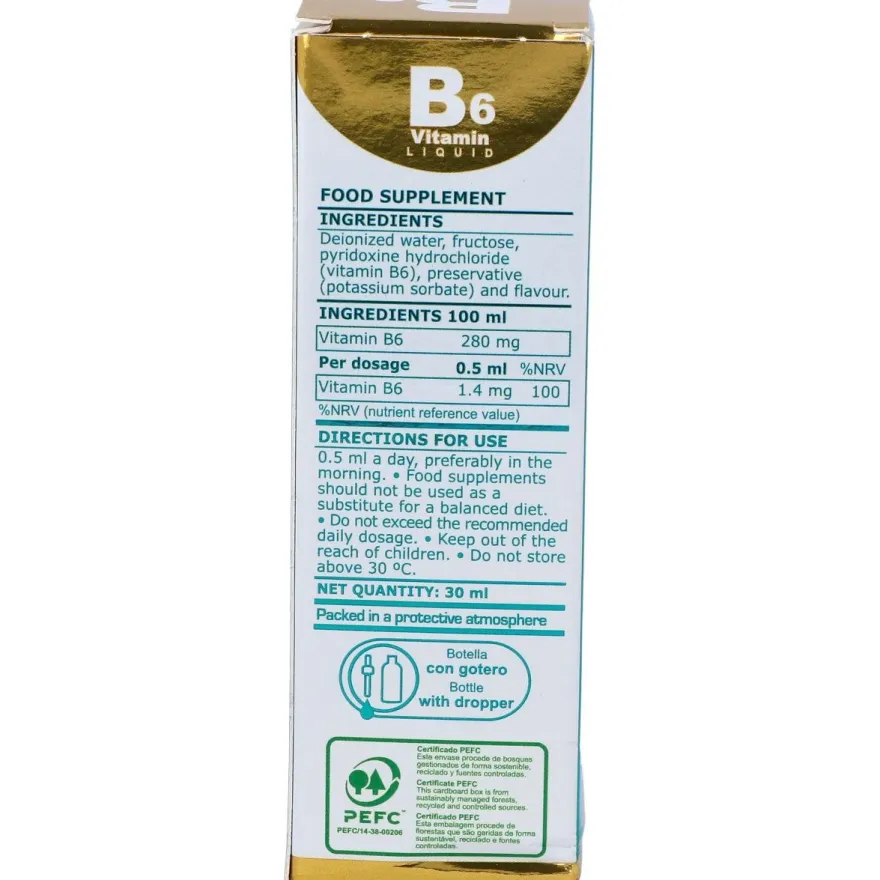 Vitamina B6 Liquida 30Ml.