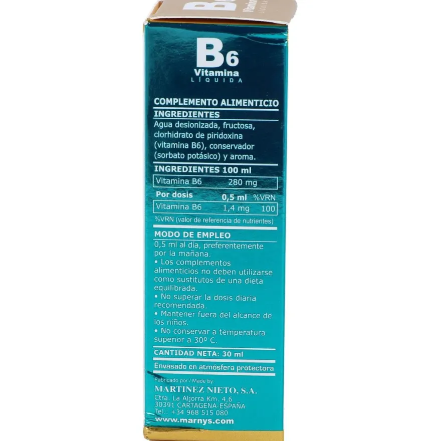 Vitamina B6 Liquida 30Ml.