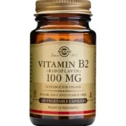 Vitamina B2 Riboflavina 100mg 100vcaps - Solgar
