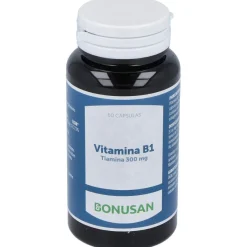 Vitamina B1 Tiaminaulas Vegetales 60caps - Bonusan