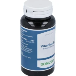 Vitamina B1 Tiaminaulas Vegetales 60caps - Bonusan