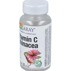 Vitamina C 500mg + Echinacea 300mg. 60cap - Solaray