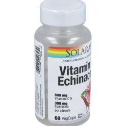 Vitamina C 500mg + Echinacea 300mg. 60cap - Solaray