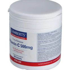 Vitamina C 500mg. Time Lib. Sostenida 250 Comp - Lamberts