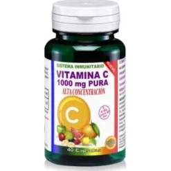 Vitamina C Pura 1000Mg. 40Cap.