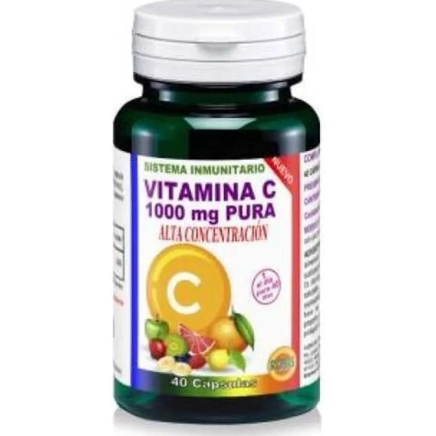 Vitamina C Pura 1000Mg. 40Cap.