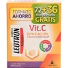 Vitamina C Triple Acción Comprimidos Efervescentes 72 + 36 De Regalo Naranja 54 U