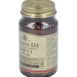 Vitamina D3 Colecalciferol 4000 Ui 100 mcg 60 Vcaps - Solgar
