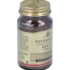 Vitamina D3 Colecalciferol 4000 Ui 100 mcg 60 Vcaps - Solgar