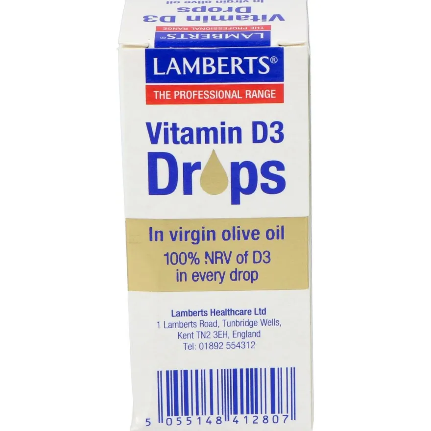 Vitamina D3 en Gotas 20ml - Lamberts