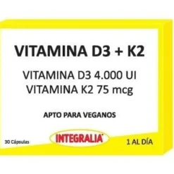 Vitamina D3+k2 30caps - Integralia