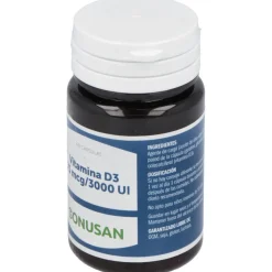 Vitamina D3 75mcg 60caps - Bonusan