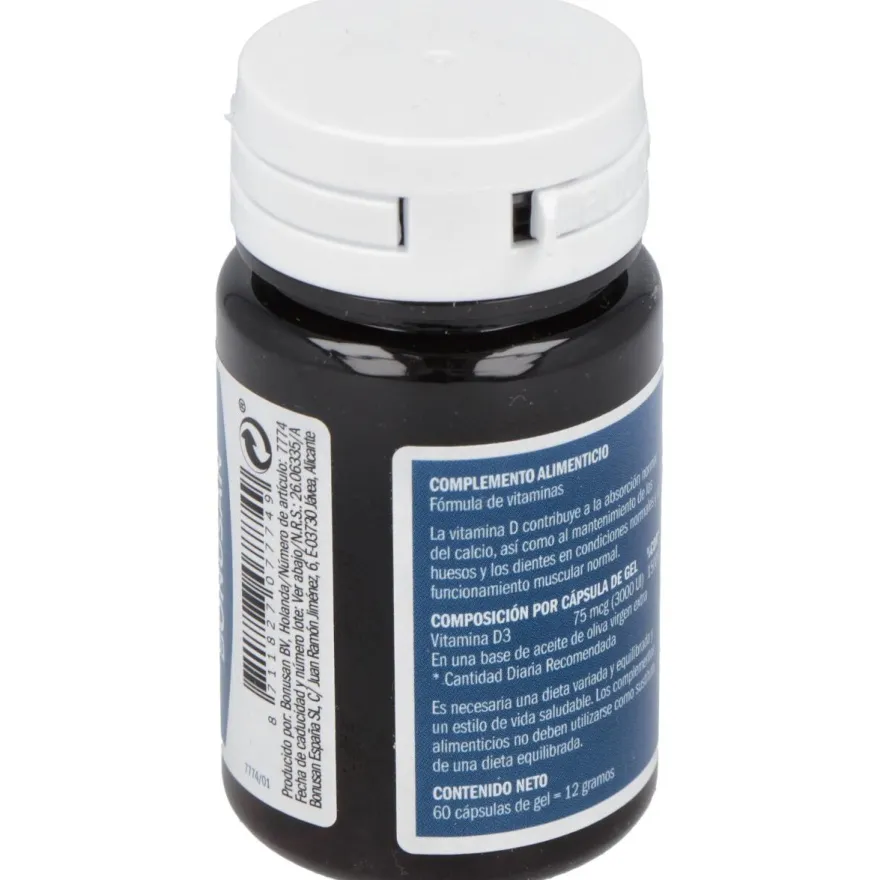 Vitamina D3 75mcg 60caps - Bonusan