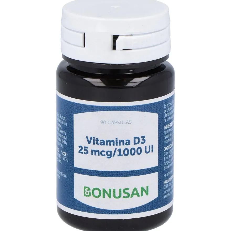 Vitamina D3 25 Mcg/1000 u 90 Caps - Bonusan