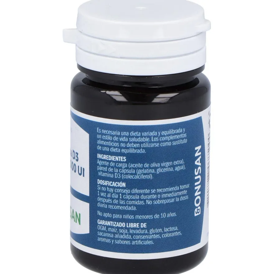 Vitamina D3 25 Mcg/1000 u 90 Caps - Bonusan