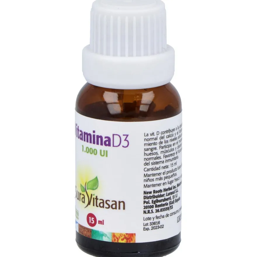 Vitamina D3 15 ml - Sura Vitasan
