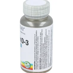 Vitamina D3 400ui 120caps - Solaray