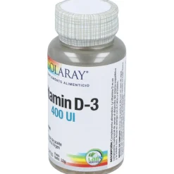 Vitamina D3 400ui 120caps - Solaray