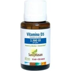 Vitamina D3 2.500ui 15ml - Sura Vitasan
