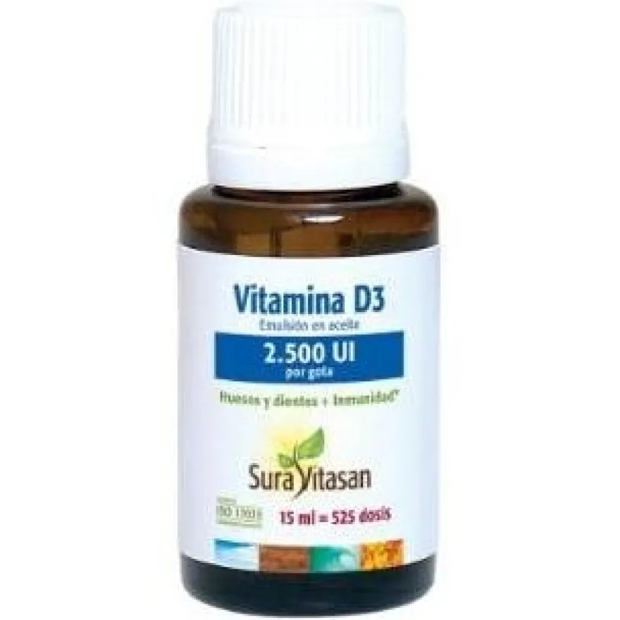 Vitamina D3 2.500ui 15ml - Sura Vitasan