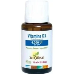 Vitamina D3 4000ui 15ml - Sura Vitasan