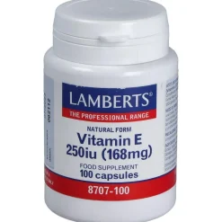 Vitamina E Natural 250 U.I. 100 Cap.