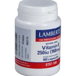 Vitamina E Natural 250 U.I. 100 Cap.