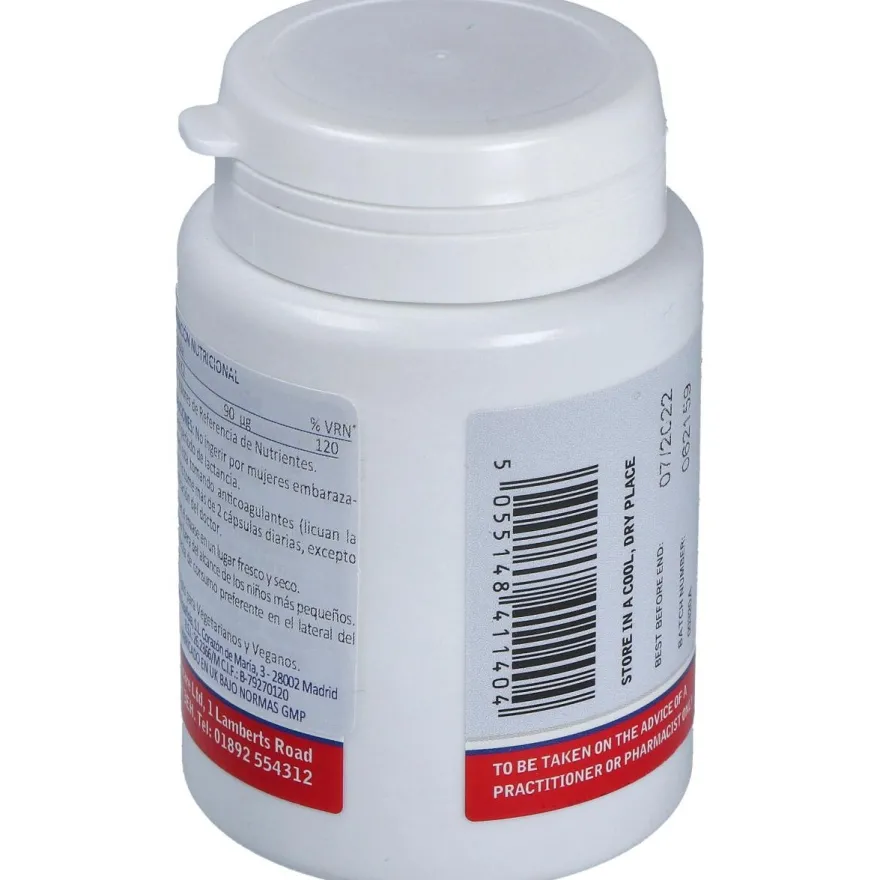 Vitamina K2 90μg 60caps - Lamberts