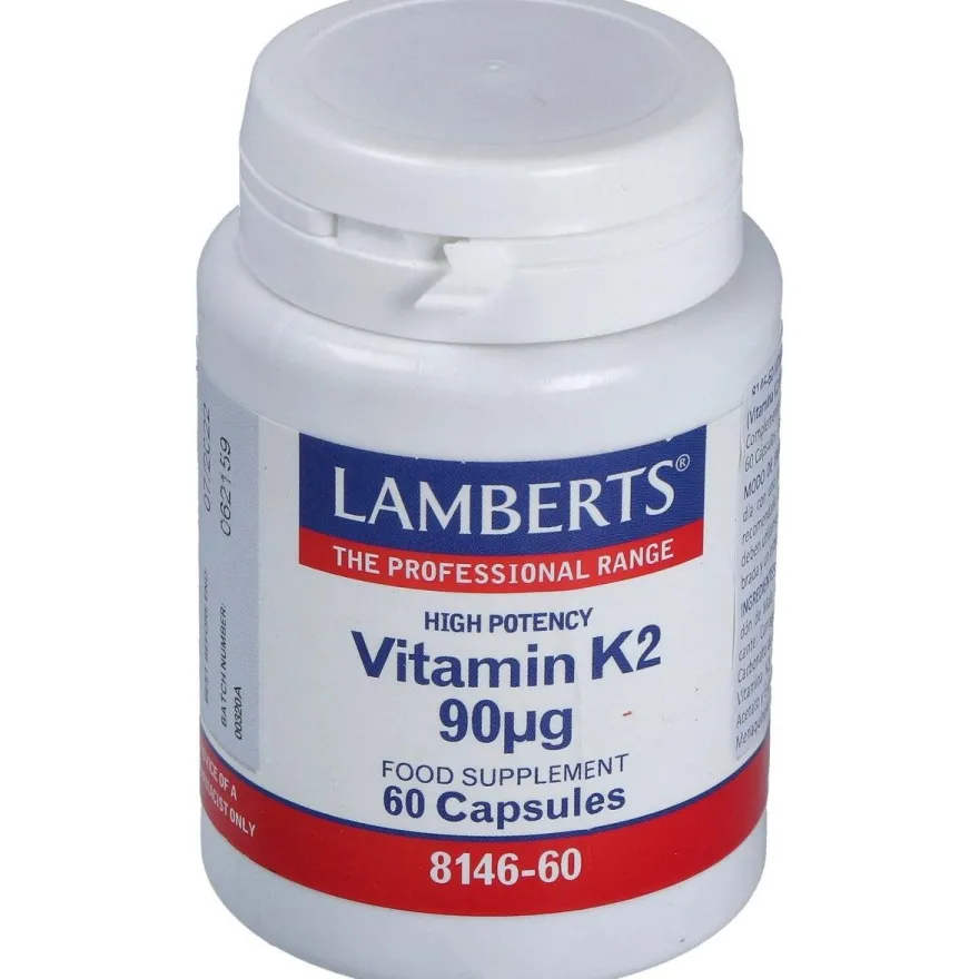 Vitamina K2 90μg 60caps - Lamberts