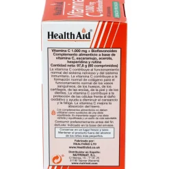 Vit C + Bioflavonoides 60comp - Health Aid