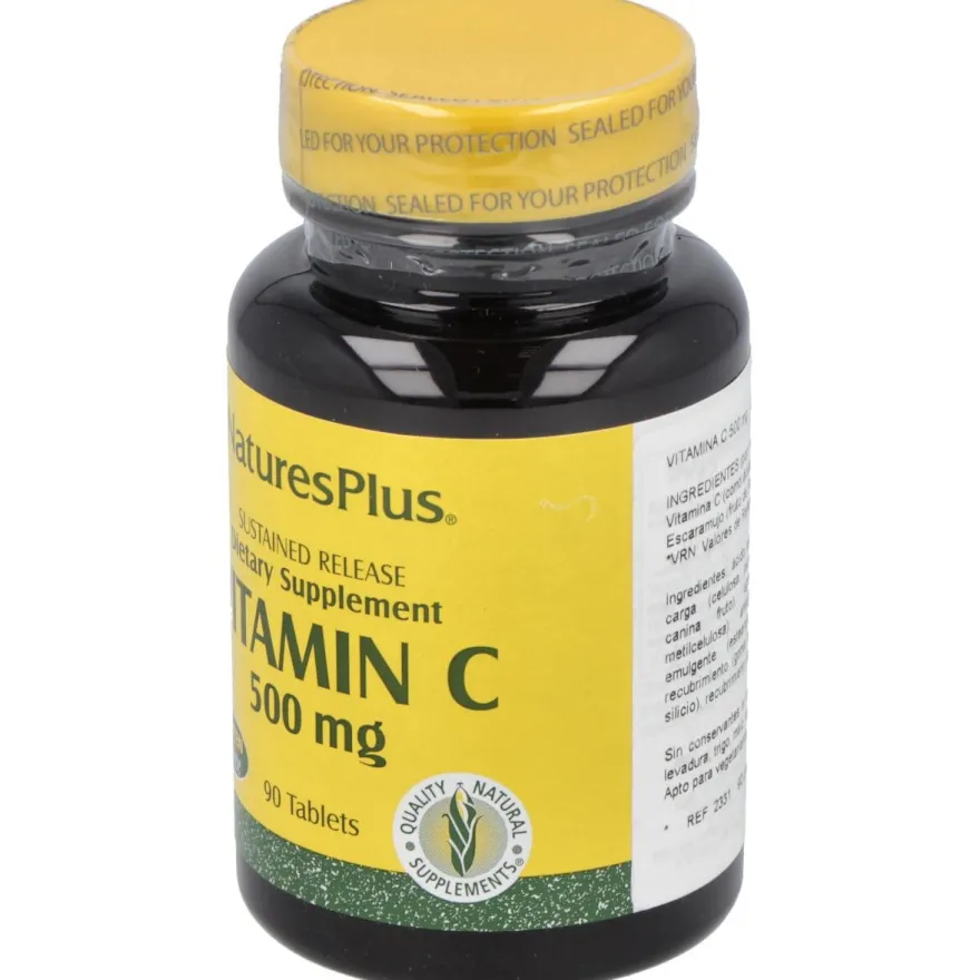 Vit. C 500Mg + Escaramujo (Accion Retard.) 90Comp