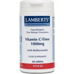 Vit.c 1000mg. Time de Liberacion Sostenida 60 Comp - Lamberts