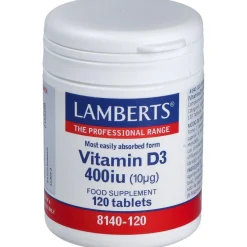Vit D3 400 Iu 120 Comp - Lamberts