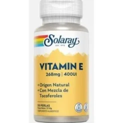Vit. e (100% D - Alfa Tocoferoles) 50perlas - Solaray