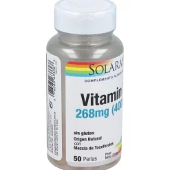Vit. e (100% D - Alfa Tocoferoles) 50perlas - Solaray
