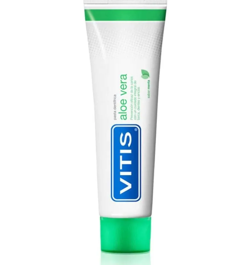 Vitis Aloe Vera Pasta Dentifrica (1 Envase 150 ml Sabor Menta) - Dentaid