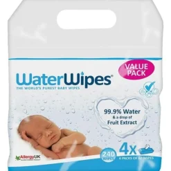 Waterwipes Toallitas Bebe 4X60 Und