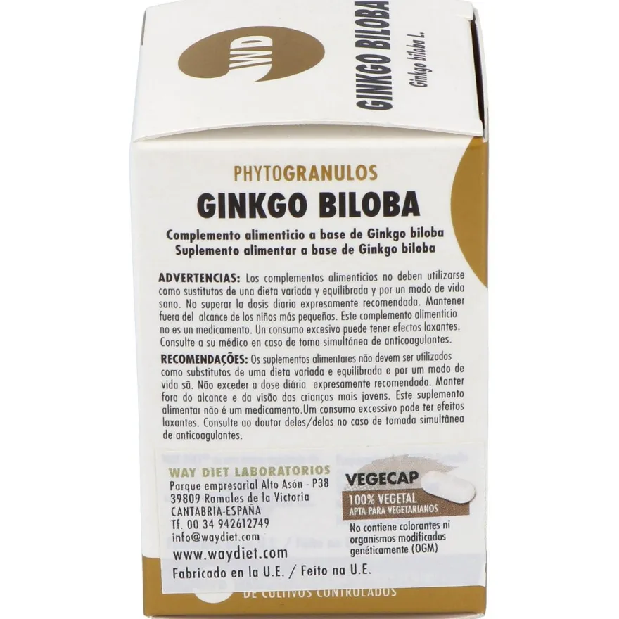 Waydiet Natural Ginko Biloba Phytogranulos 45Caps